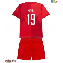 Camiseta Canadá Alphonso Davies #19 Primera Equipación para niños Mundial 2026 manga corta (+ pantalones cortos)